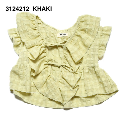 【90/100/110/120㎝】フリルブラウス3124212【NEWO/ネオ】