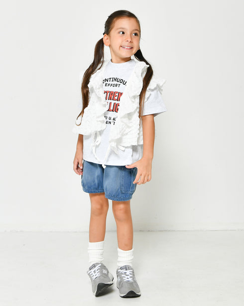 【90/100/110/120㎝】フリルブラウス3124212【NEWO/ネオ】