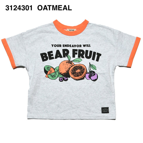 【90/100/110/120㎝】フルーツTシャツ3124301【NEWO/ネオ】