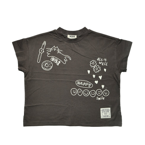 【NEWO・ネオ】ラクガキTシャツ|S~M|3125204W