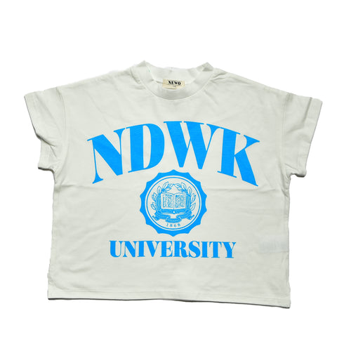 【NEWO・ネオ】カレッジロゴTシャツ|S~M|3125205W