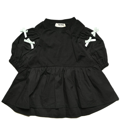 【NEWO・ネオ】リボンパフスリーブTシャツ|80cm~150cm|3125210