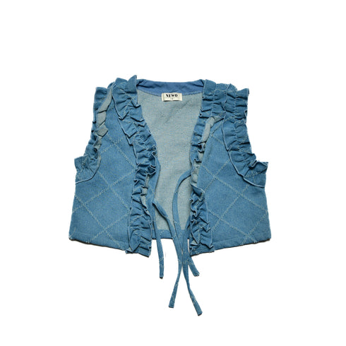 【NEWO・ネオ】フリルベスト|S~M|3125216W