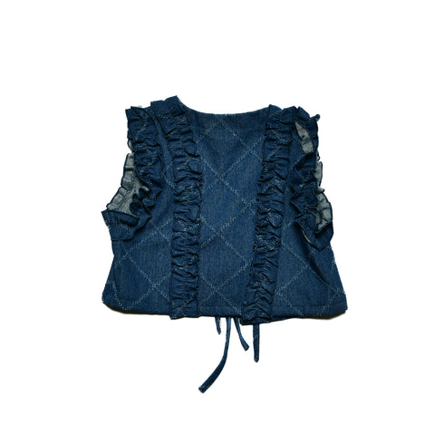 【NEWO・ネオ】フリルベスト|S~M|3125216W