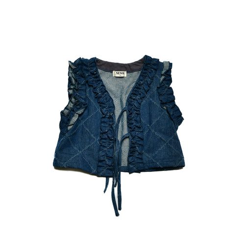 【NEWO・ネオ】フリルベスト|S~M|3125216W