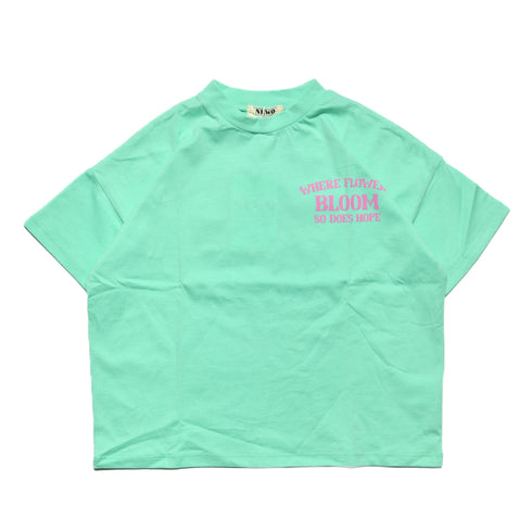 【NEWO・ネオ】フラワーTシャツ|S~M|3125301W