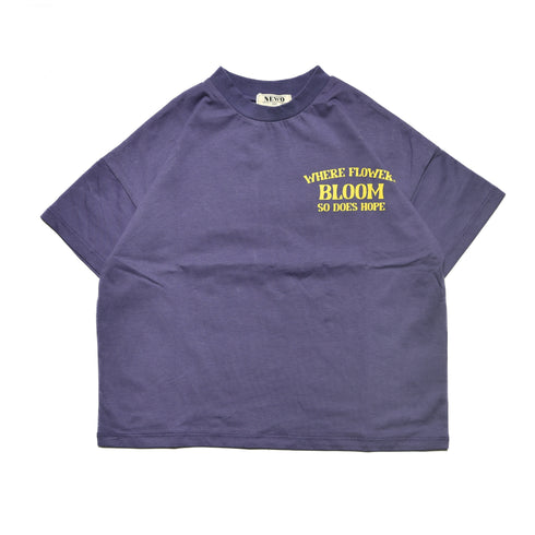 【NEWO・ネオ】フラワーTシャツ|S~M|3125301W