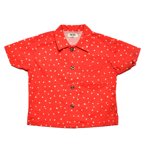 【NEWO・ネオ】2柄プリントシャツ|S~M|3125311W