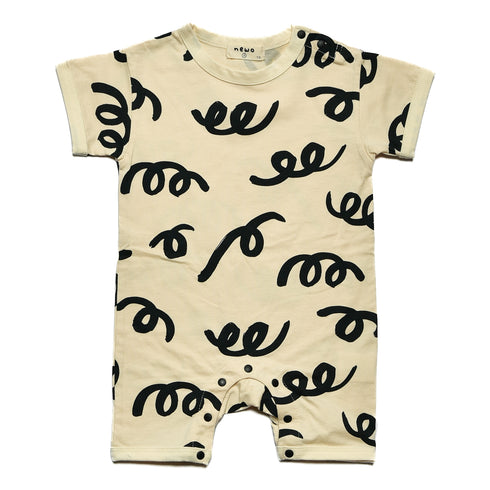 【NEWO・ネオ】ぐるぐる総柄ロンパース|70cm~80cm|3125361