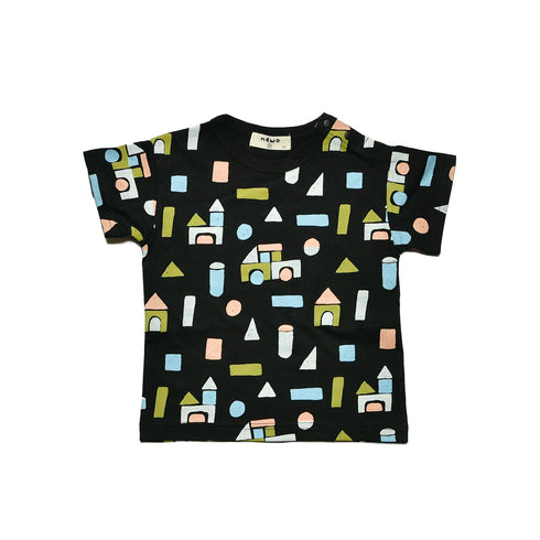 【NEWO・ネオ】つみき総柄Tシャツ|70cm~90cm|3125364