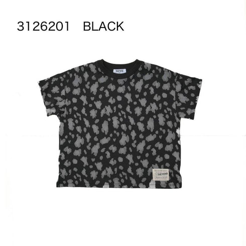 ストレッチ天竺素材を使用♪大人サイズS/Ⅿ【NEWO】レオパードTシャツ3126201w