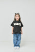 普通のプリントじゃ物足りない子へ、新感覚のぷっくりTシャツ♪80~150【NEWO】2柄ロゴTシャツ3126202