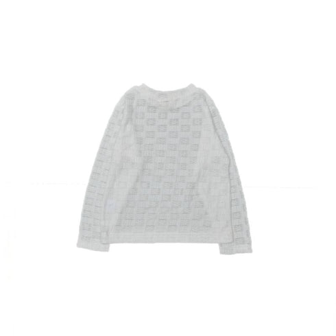 伸縮性のある着心地抜群のレース長袖Tシャツ♪大人サイズS/Ⅿ【NEWO】3126210w