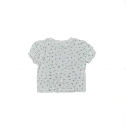 イチオシ可愛い子供服♪90~150【NEWO】花柄パフスリーブTシャツ3126212