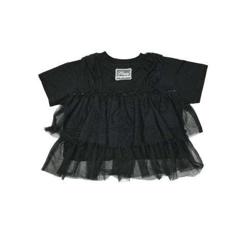 オシャレへの近道♪チュールドッキングTシャツ大人サイズS/Ⅿ【NEWO】3126213w