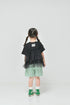 オシャレを楽しむ子供服♪80~150【NEWO】チュールドッキングTシャツ3126213