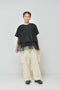 オシャレへの近道♪チュールドッキングTシャツ大人サイズS/Ⅿ【NEWO】3126213w