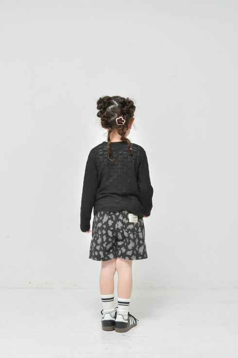 ストレッチ天竺素材を使用した子供服♪80~150【NEWO】レオパードショートパンツ3126226