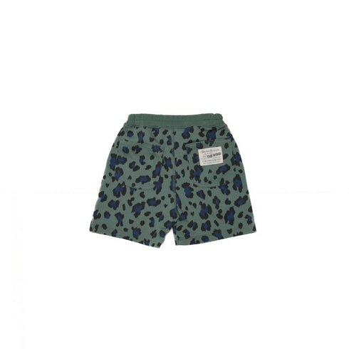 ストレッチ天竺素材を使用した子供服♪80~150【NEWO】レオパードショートパンツ3126226