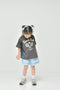 ポジティブな高揚感♪子ども服80~150【NEWO】テニス切替Tシャツ3126304