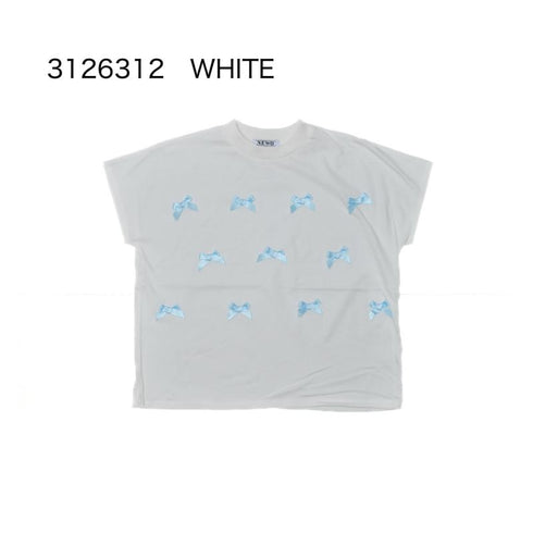 S/Ⅿ【NEWO】リボンたくさんTシャツ3126312w