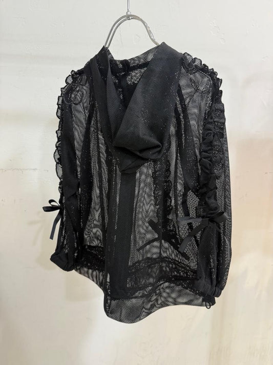 防蚊加工で快適なアウトドアを♪80~150【NEWO】メッシュフリルブルゾン3126320