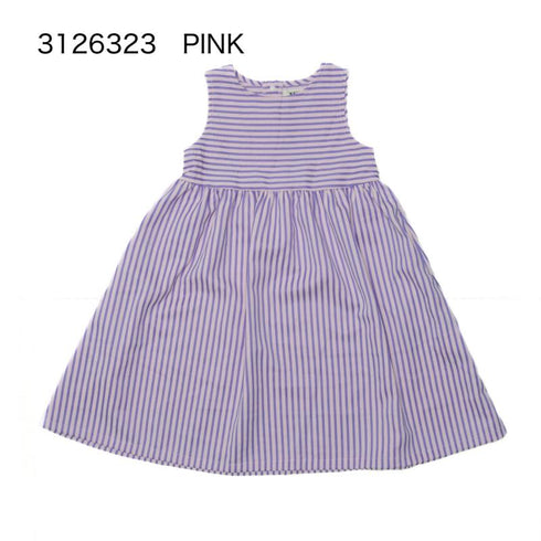 いつでもおしゃれな子供服♪80~150【NEWO】ストライプワンピース3126323