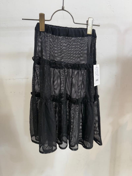 ☆防蚊加工☆Ⅿ【NEWO】メッシュティアードスカート3126327w