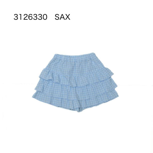 80~150【NEWO】チェックフリルショートパンツ3126330