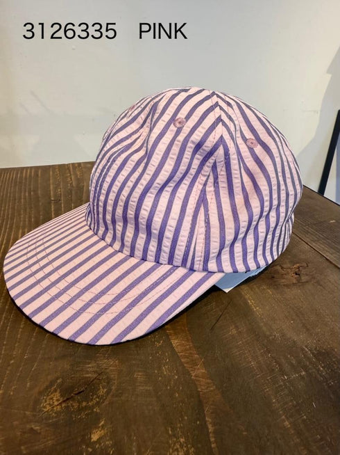 XS~L/フリー【NEWO】ストライプリボンキャップ3126335