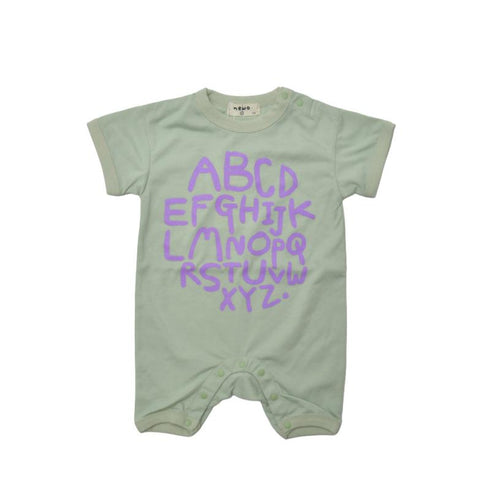 ベビー服♪70/80【NEWO】アルファベット柄GOMAロンパ-ス3126362