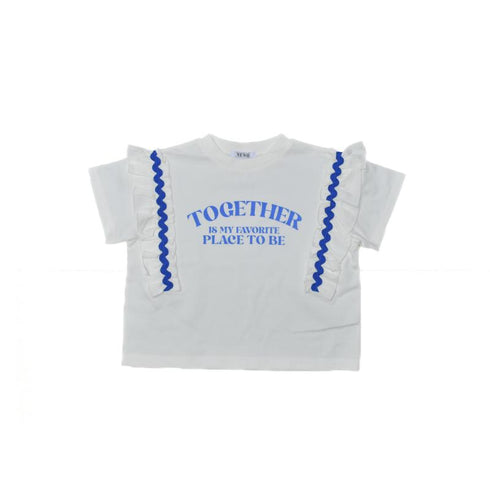 夏に快適♪☆冷感天竺☆S/Ⅿ【NEWO】フリルロゴTシャツ3126402w
