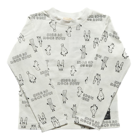 【80~120cm】ナイスミートTシャツ__★3223103★【NEWO】