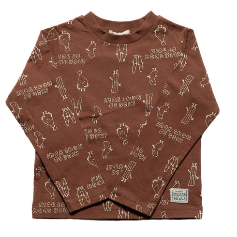 【80~120cm】ナイスミートTシャツ__★3223103★【NEWO】