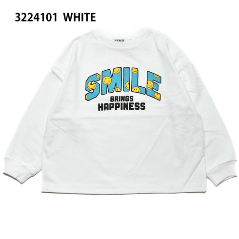 【S/M】★NEWO/ネオ★スマイルロゴTシャツ (3224101w)