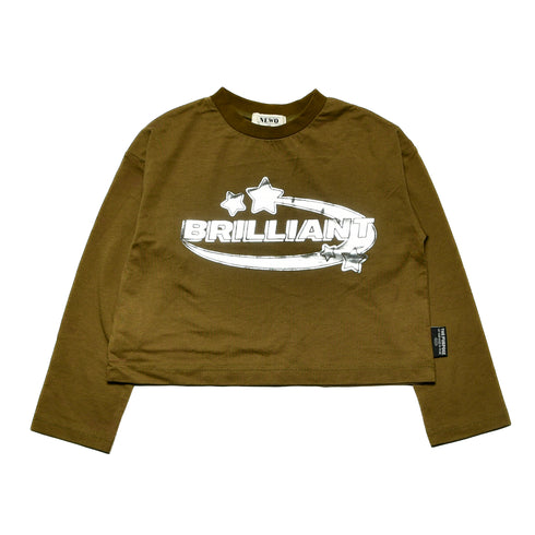 【S/M】★NEWO/ネオ★レトロロゴショート丈Tシャツ(3224105w)