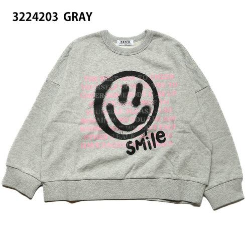 【80~120】★NEWO/ネオ★スマイルトレーナー(3224203)