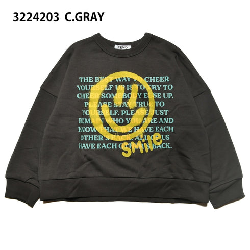 【80~120】★NEWO/ネオ★スマイルトレーナー(3224203)