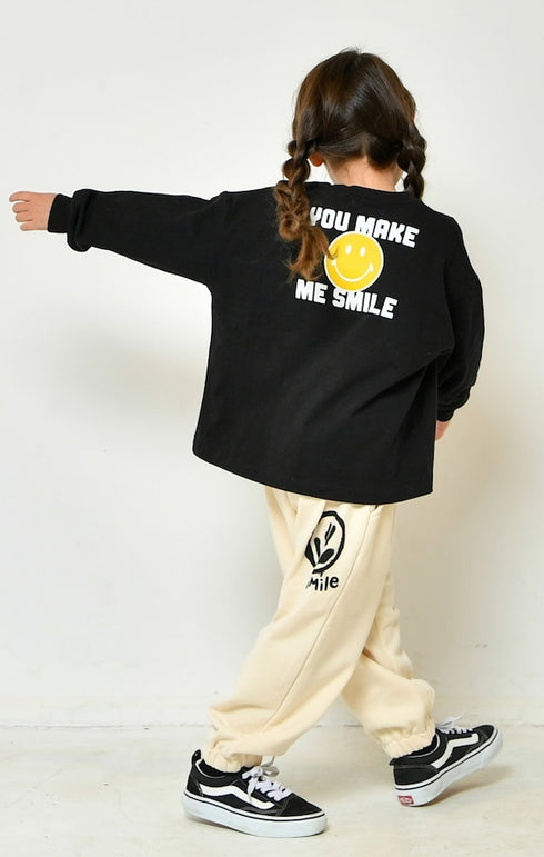 【80~120】★NEWO/ネオ★スマイルスウェットパンツ(3224234)