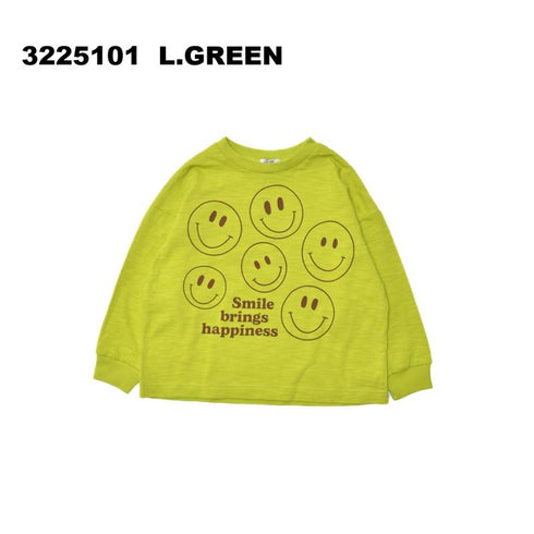 子供服【ネオ】スマイルロゴTシャツ 90㎝~150㎝ 3225101