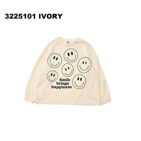 子供服【ネオ】スマイルロゴTシャツ 90㎝~150㎝ 3225101