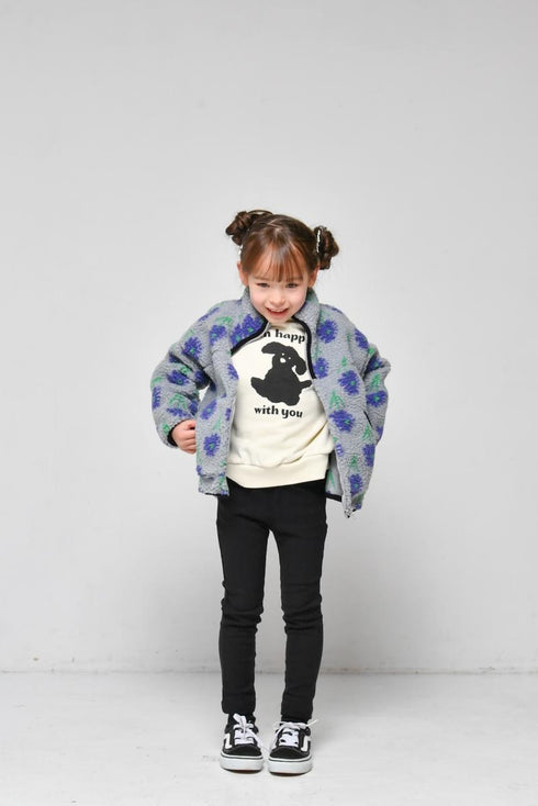 子供服【ネオ】リボンスキニーパンツ 80㎝~150㎝ 3225219