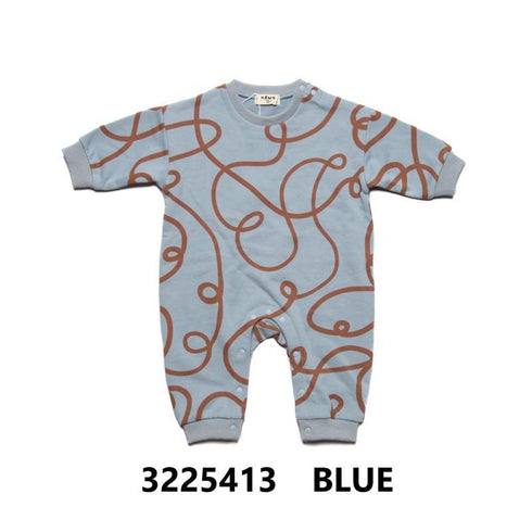 BABY【ネオ】グルグル柄ロンパース 70 80㎝