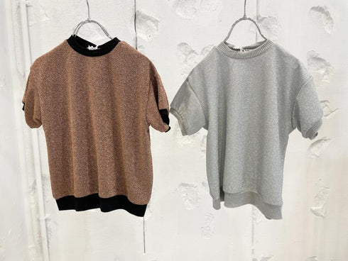 【130/140/150】グリッターTシャツ 3524601j