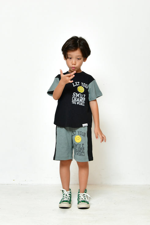 【オフィシャルチーム】スラブ天竺スマイルロゴTシャツ|S~L|1125252M