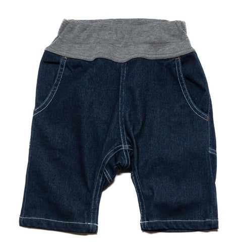 【130~150】カットデニムサルエルハーフパンツ★1124221j子供服 キッズサイズ