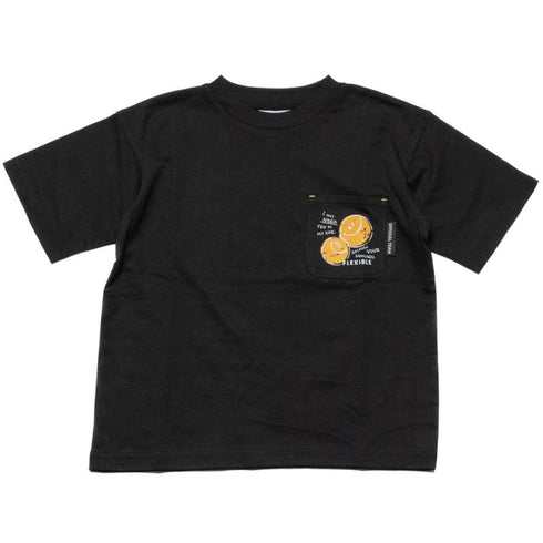 【S/M/L】スマイルロゴポケット Tシャツ★1124234m 大人サイズ 親子コーデ