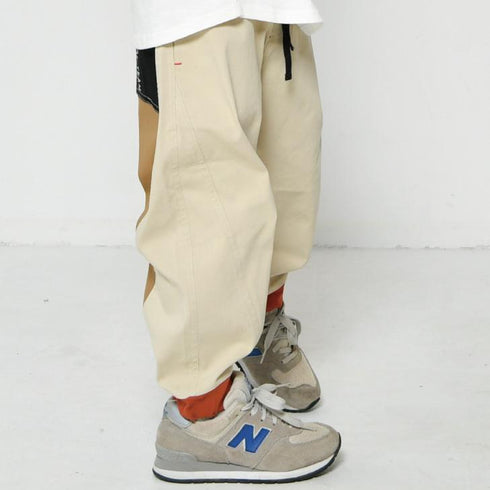 【130~150】スーパーストレッチスイッチングジョガーパンツ★1124265j子供服 キッズサイズ