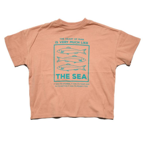 【S/M/L】クールタッチフィッシュロゴTシャツ★1124300m 大人サイズ 親子コーデ