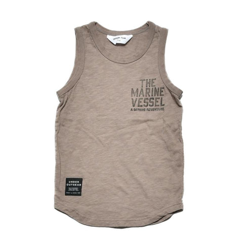 【S/M/L】スラブ天竺ロゴタンクトップ★1124421m 大人サイズ 親子コーデ